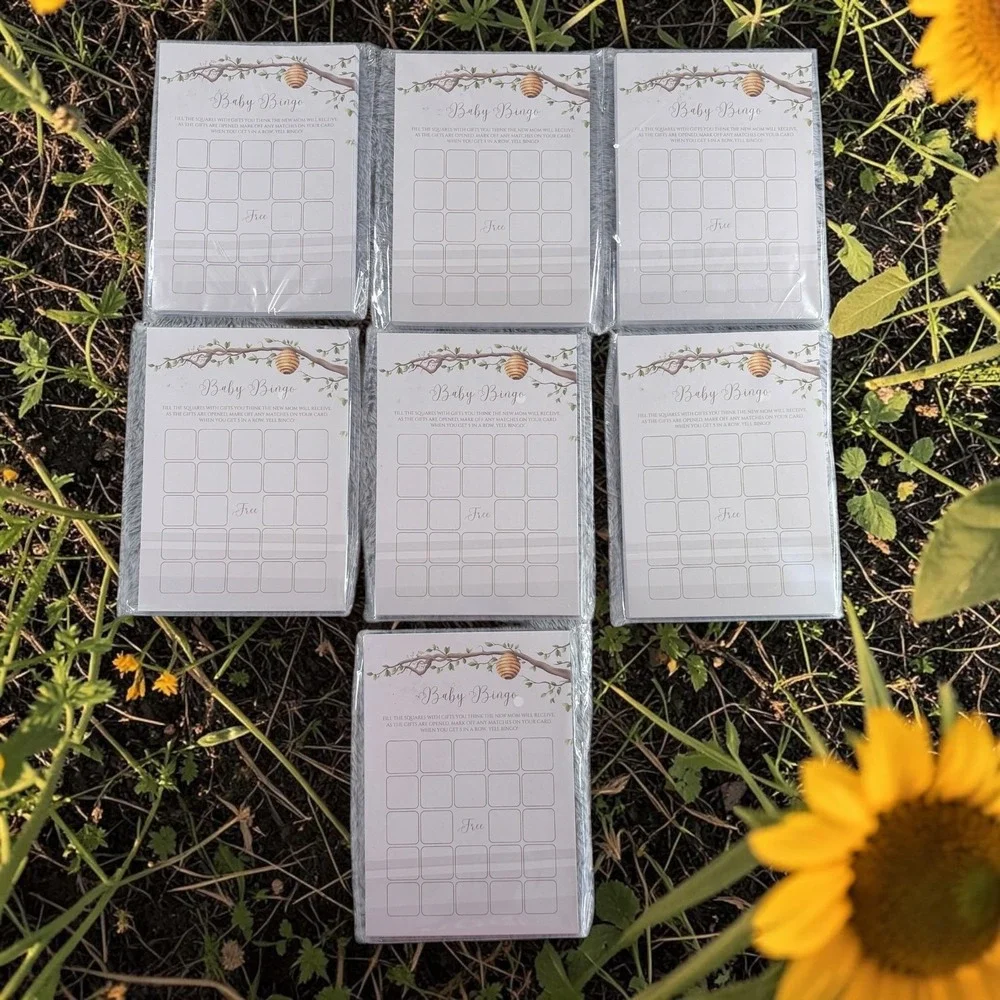 Bee Hive Baby Bingo Baby Shower Game‎ Cards 30 cards